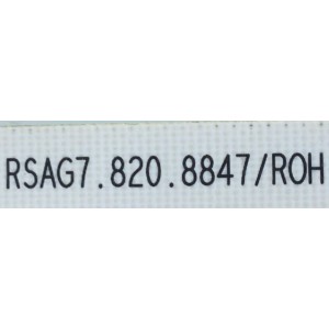 KIT DE TARJETAS PARA TV HISENSE / MAIN 279544 / RSAG7.820.10521/ROH / FUENTE 276230 / RSAG7.820.8847/ROH / T-CON 5555T41C10 / LED DRIVER 283447 RSAG7.820.9602/ROH / PANEL HD550X6U51-T1/S0/FJ/GM/ROH / MODELO 55U8G 